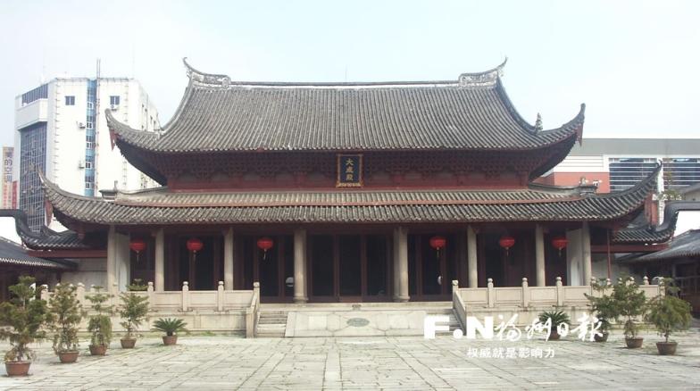 A scenic view of Zhangzhou Fu Wenmiao Dachengdian