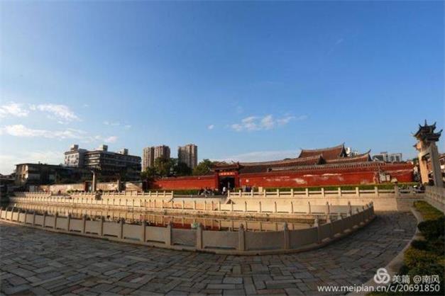 A scenic view of Zhangzhou Zhangpu Wenmiao Dachengdian