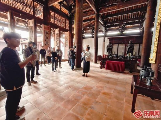 A scenic view of Zhangzhou Zhangpu Wenmiao Dachengdian