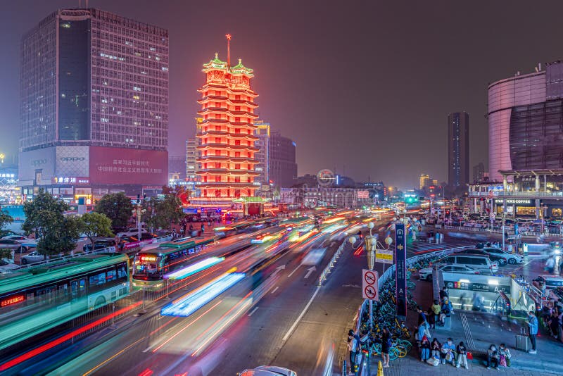 A scenic view of Zhengzhou Erqibagongjiniantahaijiniantang