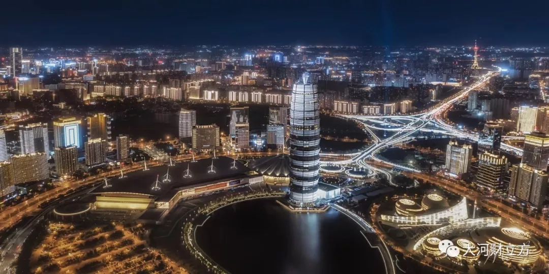A scenic view of Zhengzhou Fawangsitia