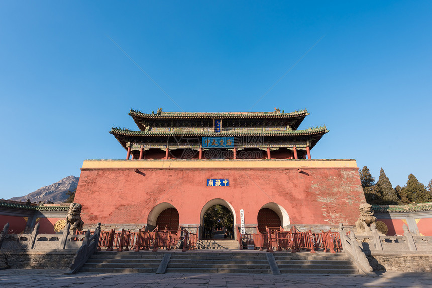 A scenic view of Zhengzhou Nanyuemiao