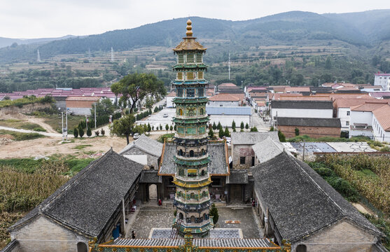 A scenic view of Zhengzhou Shoushengshishuangta