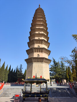 A scenic view of Zhengzhou Shoushengshishuangta