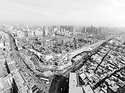 A scenic view of Zhengzhou Xiaoshuangqiaoyizhi