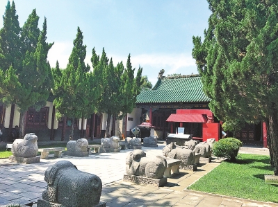 A scenic view of Zhengzhou Xingyanggucheng