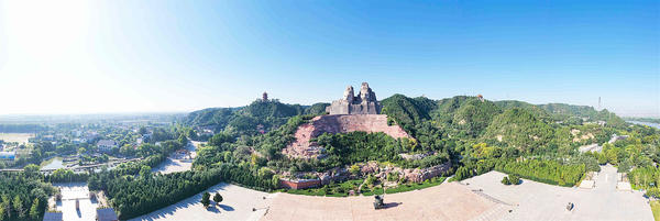A scenic view of Zhengzhou Xishanyizhi