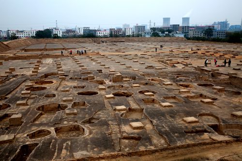 A scenic view of Zhengzhou Xishicunyizhi