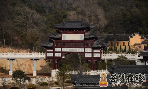 A scenic view of Zhenjiang Longchangsi