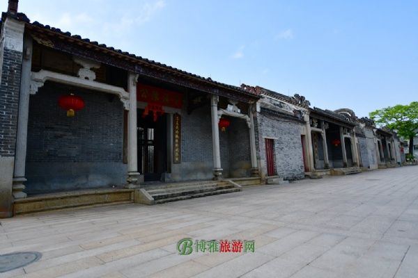 A scenic view of Zhongshan Chadong Chenshi Zongciqun