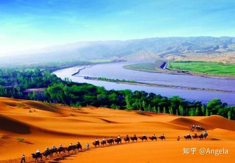 A scenic view of Zhongwei Caiyuan Yizhi
