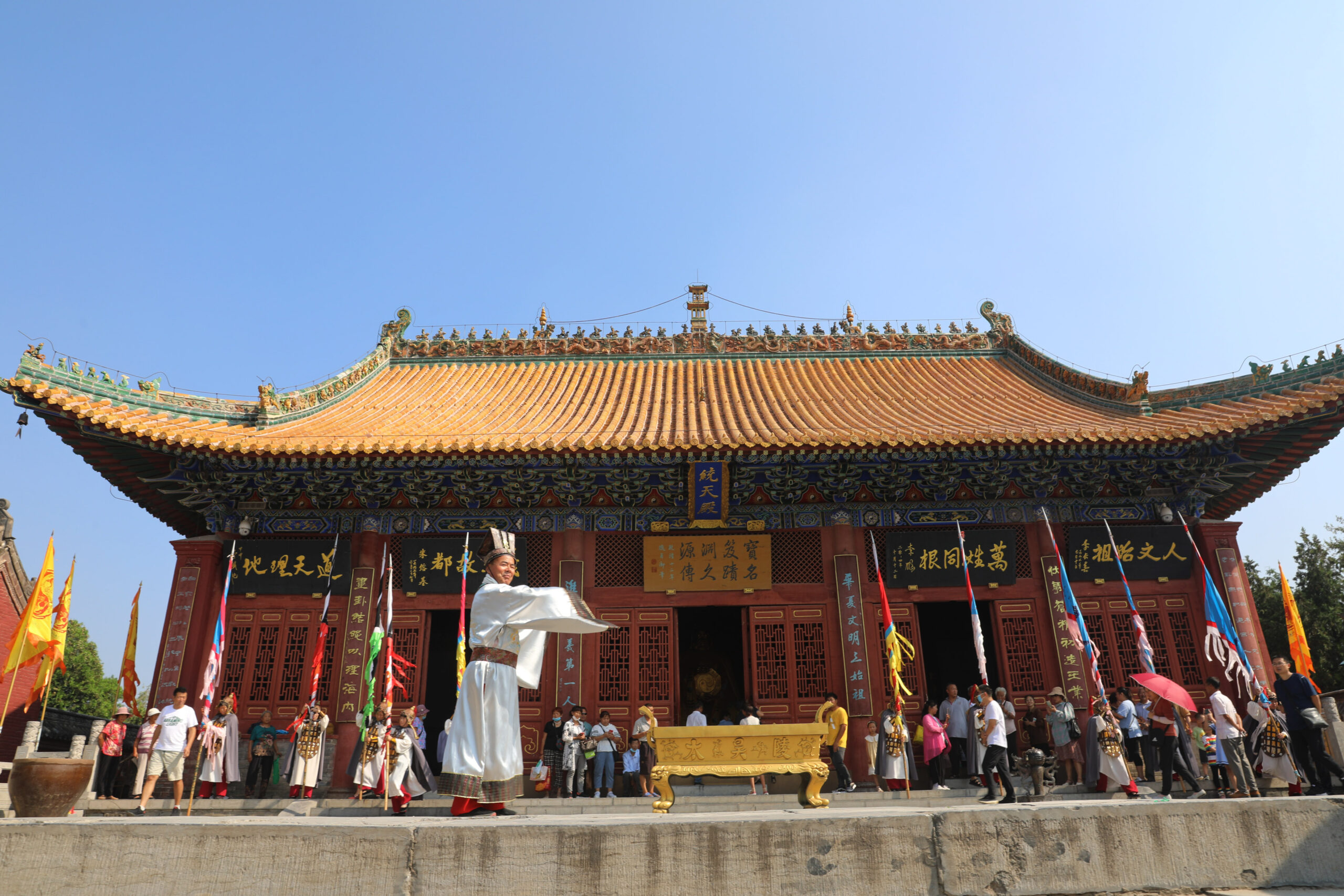 A scenic view of Zhoukou Taihaolingmiao
