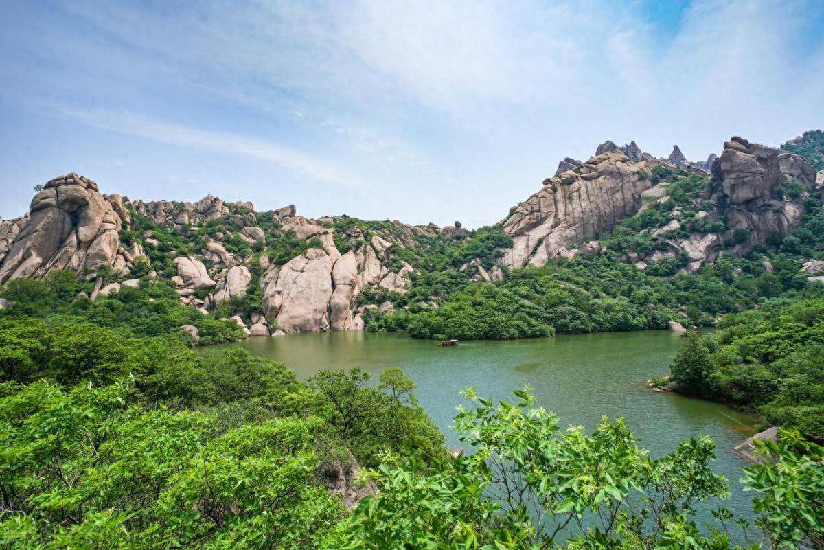 A scenic view of Zhumadian Gelinggucheng