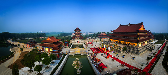 A scenic view of Zhumadian Taizisyizhi