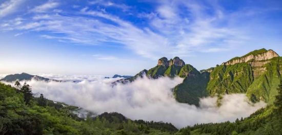 A scenic view of Zhuzhou Moshan Yizhi