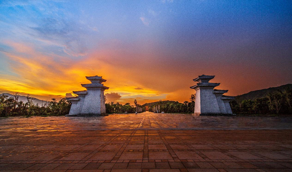 A scenic view of Zhuzhou Yandiling