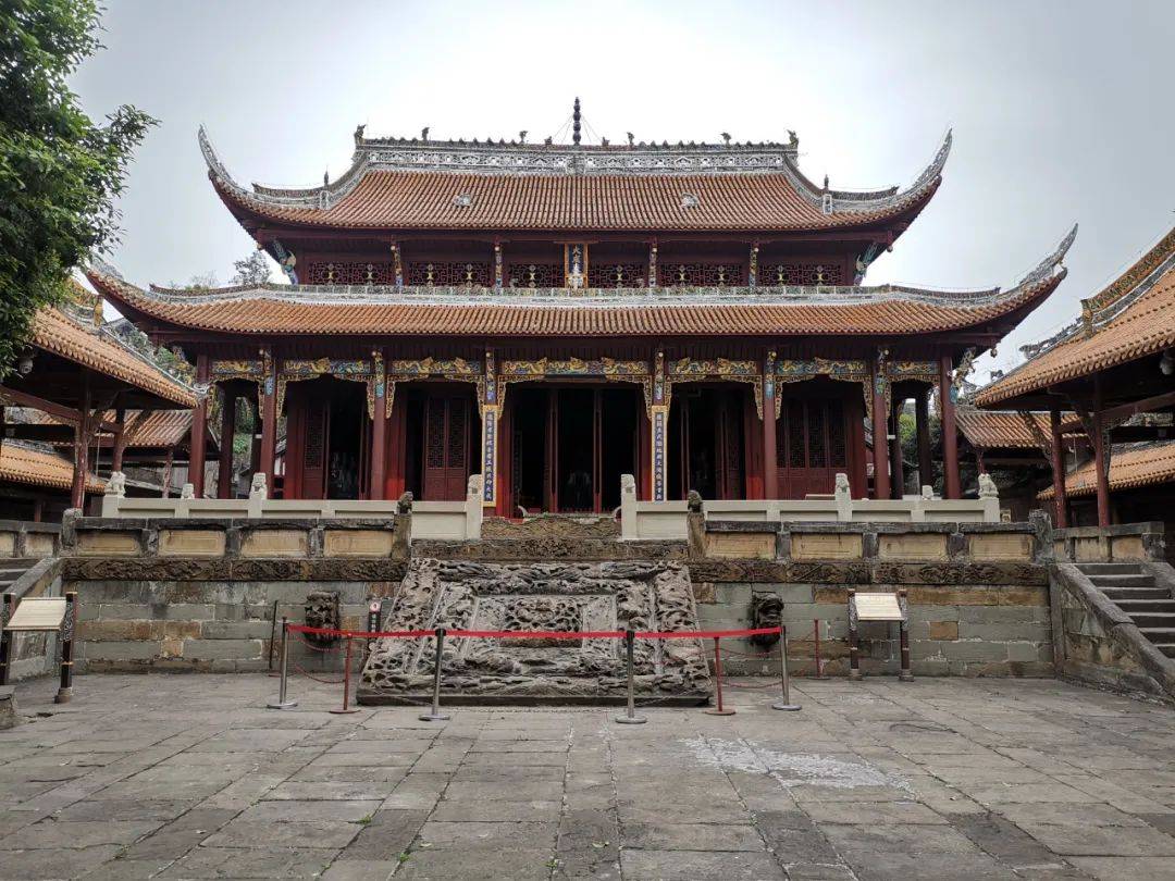 A scenic view of Zigong Fushun Wenmiao