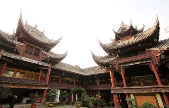 A scenic view of Zigong Xiqin Huiguan