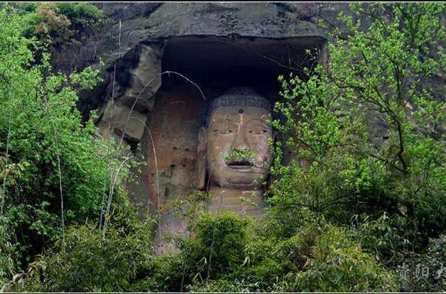 A scenic view of Ziyang Banyueshan Moya Zaoxiang